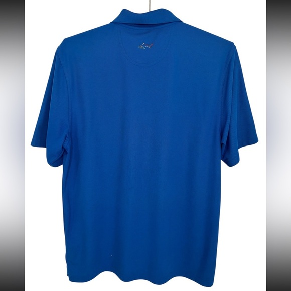 Greg Norman Collection Royal Blue Polo Shirt - Picture 7 of 10